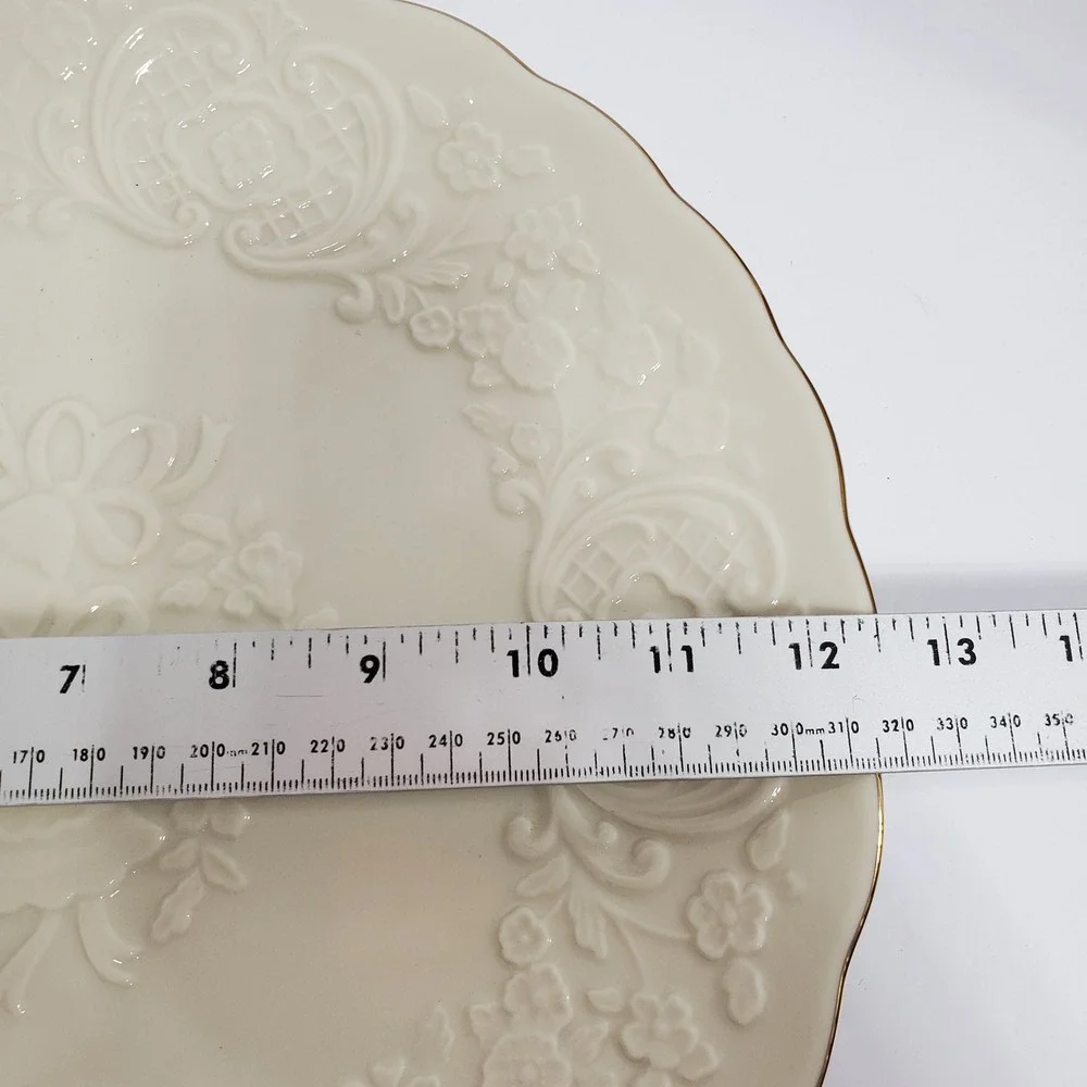 Lenox Wedding Promises Marriage Plate Ivory 12.5